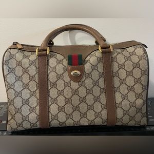 Gucci Vintage Sherry Line Handbag (Authentic)